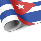 Cubaanse Vlag Patroon Cadeaupapier (Rol Hoek)