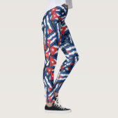 Cubaanse vlag Patroon Leggings (Rechts)