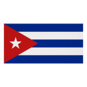 Cubaanse vlag perfect poster (Voorkant)