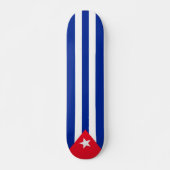 Cubaanse vlag persoonlijk skateboard (Voorkant)