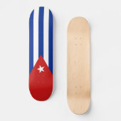 Cubaanse vlag persoonlijk skateboard (Voorkant)