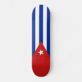 Cubaanse vlag persoonlijk skateboard (Voorkant)