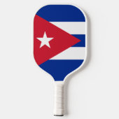 Cubaanse vlag pickleball paddle (Achterkant)