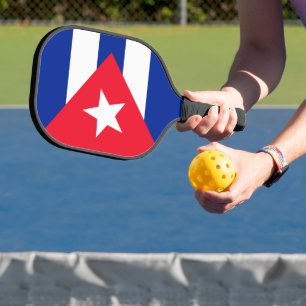 Cubaanse vlag pickleball paddle