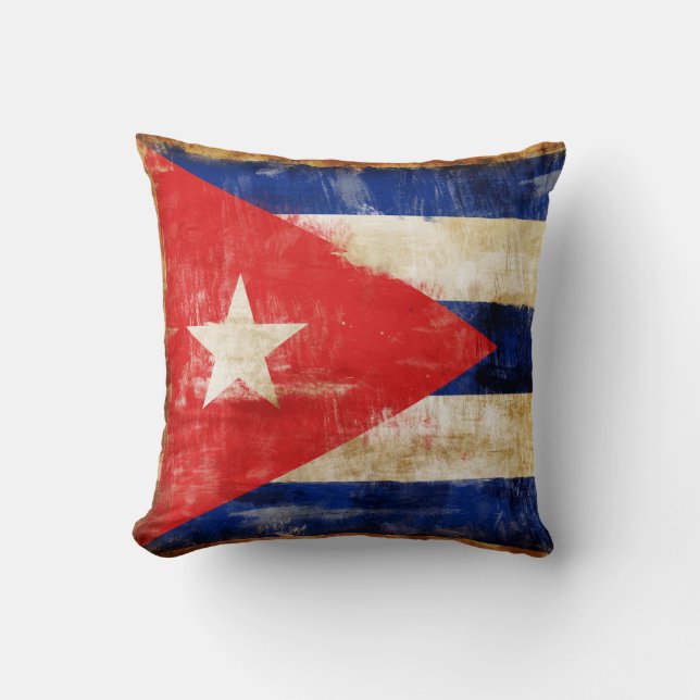 Cubaanse vlag Pillow Kussen (Voorkant)