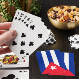 Cubaanse vlag pokerkaarten