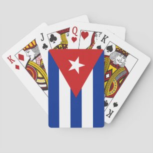 Cubaanse vlag pokerkaarten