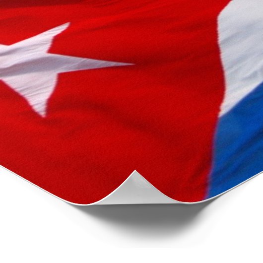 cubaanse vlag poster (Hoek)