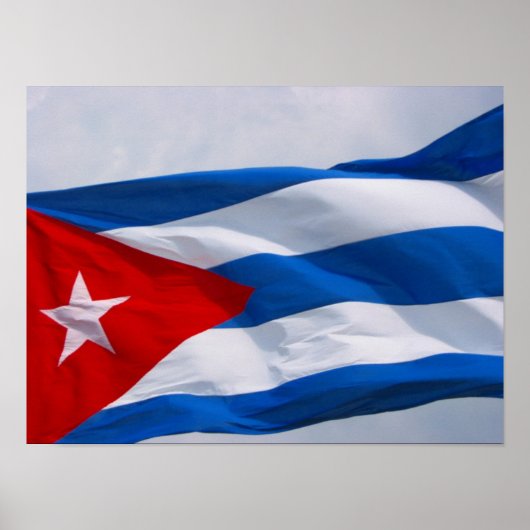 cubaanse vlag poster (Voorkant)