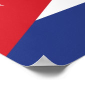Cubaanse vlag poster (Hoek)