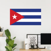 Cubaanse vlag poster (Thuiskantoor)