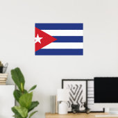 Cubaanse vlag poster (Thuiskantoor)