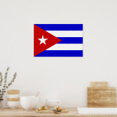 Cubaanse vlag poster (Keuken)