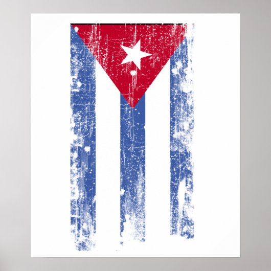 Cubaanse vlag poster (Voorkant)