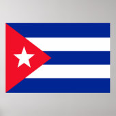 Cubaanse vlag poster (Voorkant)