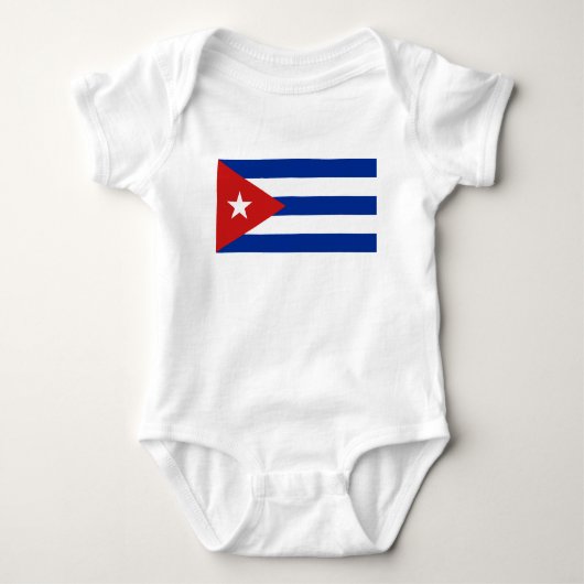 Cubaanse vlag romper (Voorkant)
