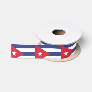 Cubaanse vlag satijnen lint