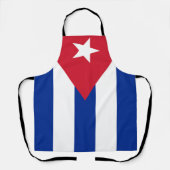 Cubaanse vlag schort (Voorkant)