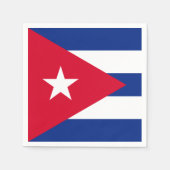 Cubaanse vlag servet (Voorkant)