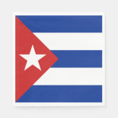 Cubaanse vlag servet (Voorkant)