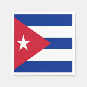 Cubaanse vlag servet