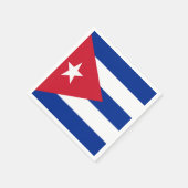 Cubaanse vlag servet (Hoek)