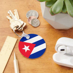 Cubaanse vlag sleutelhanger