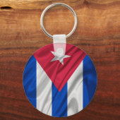 Cubaanse vlag sleutelhanger (Voorkant)