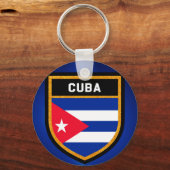 Cubaanse vlag sleutelhanger (Voorkant)