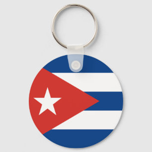 Cubaanse vlag sleutelhanger