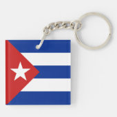 Cubaanse vlag sleutelhanger (Achterkant)