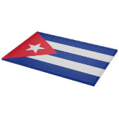 Cubaanse vlag snijplank (Hoek)