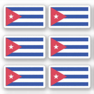 Cubaanse vlag sticker