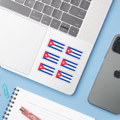 Cubaanse vlag sticker (Laptop met iPhone)