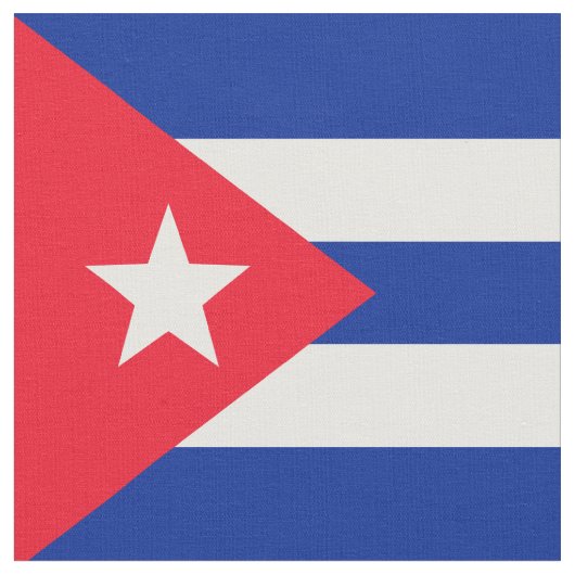 Cubaanse vlag stof (Close Up)