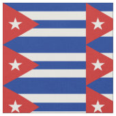Cubaanse vlag stof (Close Up)