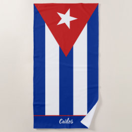 Cubaanse vlag strandlaken