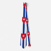 Cubaanse vlag stropdas (Voorkant)