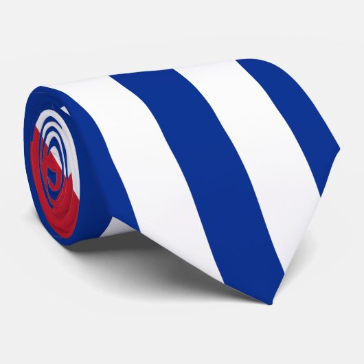 Cubaanse vlag stropdas (Opgerold)