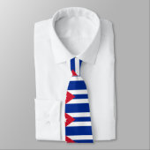 Cubaanse vlag stropdas (Gebonden)