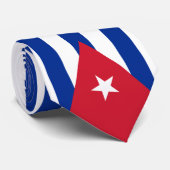 Cubaanse vlag stropdas (Opgerold)