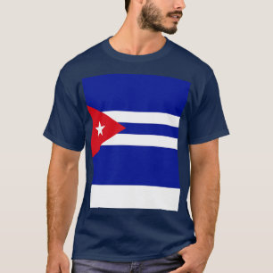 Cubaanse vlag t-shirt