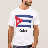 Cubaanse vlag t-shirt (Voorkant)