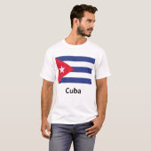 Cubaanse vlag t-shirt (Voorkant volledig)