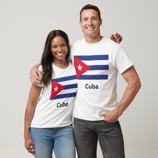 Cubaanse vlag t-shirt (Unisex)
