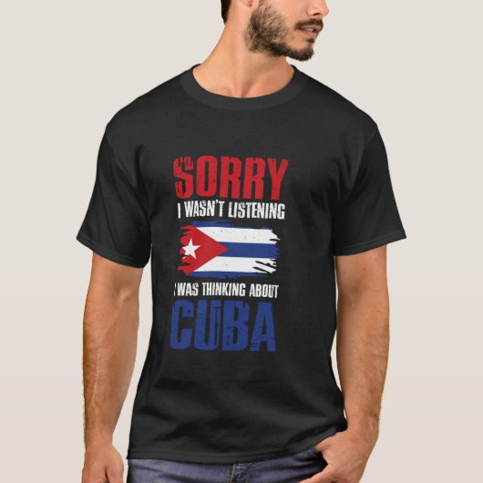 Cubaanse vlag t-shirt (Voorkant)