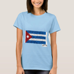 Cubaanse vlag t-shirt