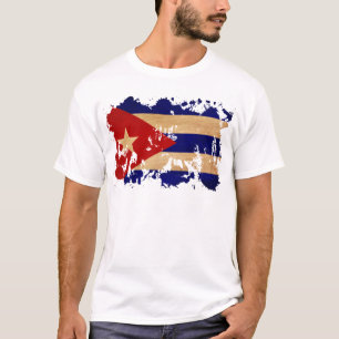 Cubaanse vlag t-shirt
