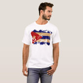 Cubaanse vlag t-shirt (Voorkant volledig)