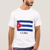 Cubaanse vlag t-shirt (Voorkant)